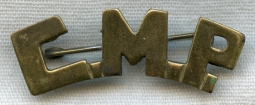 BEING RESEARCHED - Unidentified "CMP" Badge