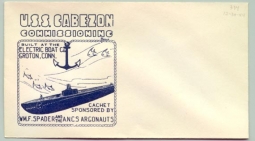 WWII USS Cabezon Commisioning Postal Cover