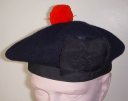 Old Scottish Balmoral Cap Ready for Your Clan Badge! Size 7