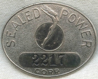 Vintage 1930s Sealed Power Corp. (Piston Ring Manufacturer) Worker Badge