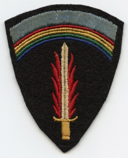 Unworn WWII US Army SHAEF (Supreme Headquarters Allied Expeditionary Force) Patch UK Made
