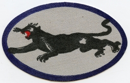 WWII Shell Gasoline Promotional Giveaway "Squadron Patch" of the 35TH Fighter Squadron, USAAF