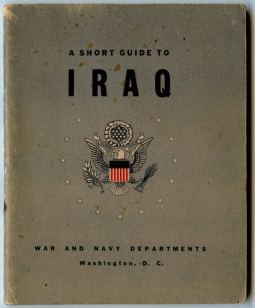 1942 United States Army (War Department) & USN "A Short Guide to Iraq"