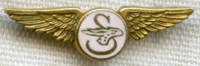 Historically Important 1931 Sikorsky Mfg. Lapel Wing Owned by PAA Pioneer R.O.D. Sullivan