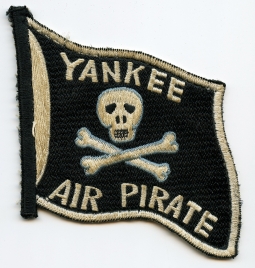 Classic, Iconic, Vietnam War Period YANKEE AIR PIRATE Novelty Patch, Japanese Made