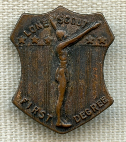 1916 - 1928 Lone Scout First Degree Badge