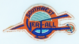 1970's Southwest Vert - All Helicopter Charter Line of Texas Uniform or Cap Patch.
