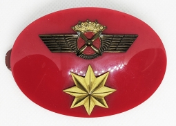 Rare WWII Period Spanish Nationalist Pilot Flight Suit Badge For the rank of Comandante