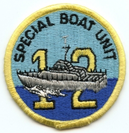 Late 1970s USN Special Boat Unit (SBU) 12 Pocket Patch