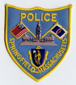 Circa 1970s Springfield, Massachusetts Police Department Patch