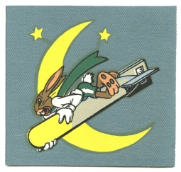 Rare WWII US Navy Torpedo Squadron 2 (VT-2) USS Lexington Patch Featuring Oswald the Rabbit
