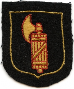 WWII Nazi German Waffen SS Italian Volunteer Sleeve Shield - Unused