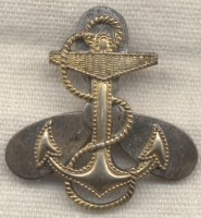 Sterling WWII US Navy WAVES Collar Insignia