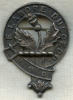 Ca 1900 Scottish Badge of Clan Mac Innes McInnis