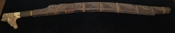 Wonderful Early 20th Century Mandau "Headhunter" Sword of the Dayak Tribes of Borneo