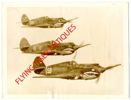 Period FLYING TIGERS 7 x 9 AP Press Release Photo of 3 AVG P-40's in Formation