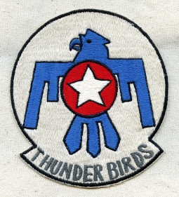 Interesting Early 1970's USAF Thunder Birds Jacket Patch Made in Taiwan