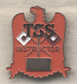 - Unidentified "TSS INSTRUCTOR" Badge