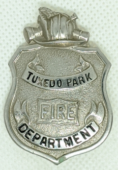 Beautiful Ca. 1901 Tuxedo Park, New York Fire Department Badge