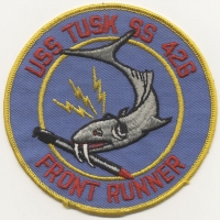 US-Made Submarine Patch for US Navy USS Tusk SS-426
