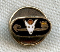 BEING RESEARCHED Early 20th C. 14K Fraternal? Pin Eagle, Goat, Fire NOT FOR SALE UNTIL IDed