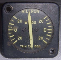 BEING RESEARCHED - UnIDed Aircraft Instrument Aileron Trim Tab Indicator - NOT FOR SALE TIL IDed