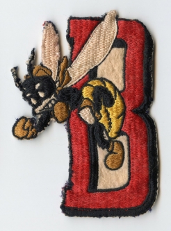 BEING RESEARCHED Cool 1930s-40s "B" Bee Patch USAC USN Flight School? College? NOT FOR SALE til IDed