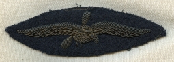 BEING RESEARCHED WWI-WWII European (?) Aviation Related Wing/Insignia/Badge NOT FOR SALE UNTIL ID'd