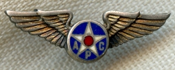 BEING RESEARCHED - Unidentified WWII Era Lapel Wing 'APC' - NOT FOR SALE UNTIL ID'd