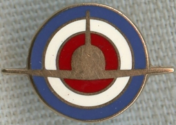 BEING RESEARCHED - Beautiful 10K Gold Aviation Lapel Pin by Balfour - NOT FOR SALE UNTIL ID'd