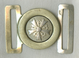WWII Japanese Fireman Belt Buckle - Homefront Heroes During USAAF Bombings