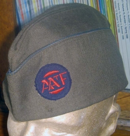 BEING RESEARCHED - WWII USAAF EM Overseas Cap with AATF or AAFT?- NOT FOR SALE UNTIL IDed