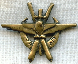 1940-1941 DCADAT/Dfense Contre Aronefs Dfense Arienne du Territoire Badge Tunisian-Made