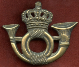 BEING RESEARCHED - Large Unidentified European Postal Horn Badge - NOT FOR SALE TIL IDed