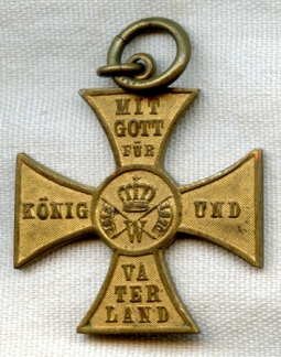 BEING RESEARCHED - UnIDed Prussian War Service or Veteran Medal from Battle of Rydultau (Rydultowy)