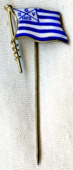 BEING RESEARCHED - German Stickpin for RGV Founded in 1885 - NOT FOR SALE TIL IDed