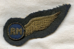 BEING RESEARCHED - WWII Royal Netherlands Navy AF Crew "RM" Wing - NOT FOR SALE TIL IDed