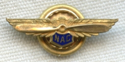 UnIDed Aviation Association Pin Owned by Pioneer Pilot R.O.D. Sullivan - NOT FOR SALE TIL IDed