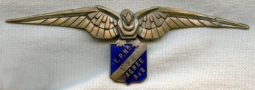 BEING RESEARCHED - Large French (?) Aviation Badge TP No 192 AGREE A&B NOT FOR SALE UNTIL IDed