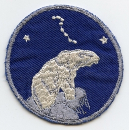 BEING RESEARCHED Small WWII Polar Bear Jacket Patch for USN VPB-121(?) NOT FOR SALE til IDed