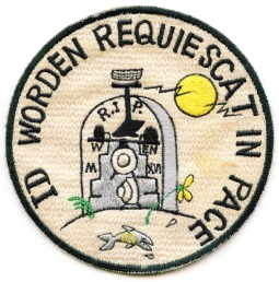 BEING RESEARCHED - 1960s Japanese-Made Patch, for USS Worden CG-18 (?) - NOT FOR SALE UNTIL IDed