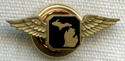 1930s University of Michigan Flying Club (Now Michigan Flyers) Lapel Wing