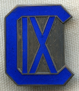 Rare Culver Military Academy Summer School Graduate Badge Class of 1909