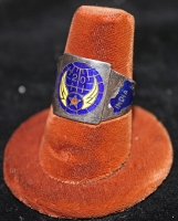 Stunning, WWII USAAF 20th AF in India Ring in Enameled Silver and Made in India