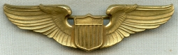 Beautiful & RARE Early WWII USAAF Instructor Wing, Presented by C. C. Moseley to Richard W. Martiss
