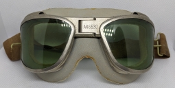 WWII USAAF / USN Type AN-6530 Aviator Goggles Mid-war Streamlined Vent