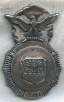 Circa 1970s USAF Security Police Badge <p> NO LONGER AVAILABLE