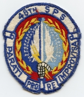 Scarce Late 1960's USAF 48th Security Police Squadron Jacket Patch