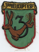 Salty, Ca 1960 US Army 3rd Helicopter Company Pocket Patch