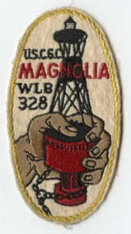 Mid-Late 1960s USCGC Magnolia, WCB 328 Jacket Patch